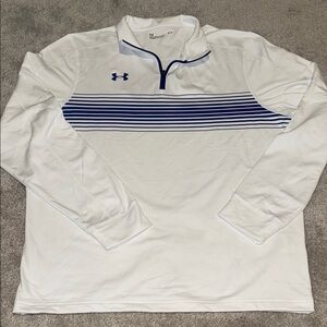 Under Armour White and Blue Lightweight Jacket